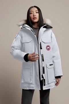 Chamarras Canada Goose Mujer Outlet - PBI Expedition Abrigos Blancos CW5871903